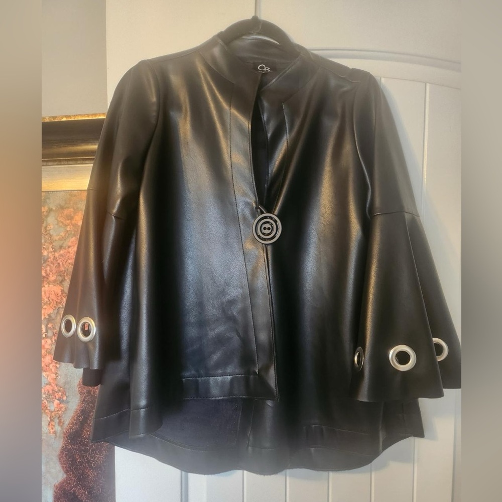 Connie Roberson Black Leather Jacket
